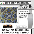 Set Cuscini per Sedie Quadrati Sfoderabili con Stampa Digitale Double Face (Giglio) – Made in Italy